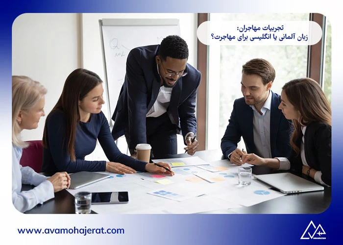 زبان آلمانی یا انگلیسی برای مهاجرت