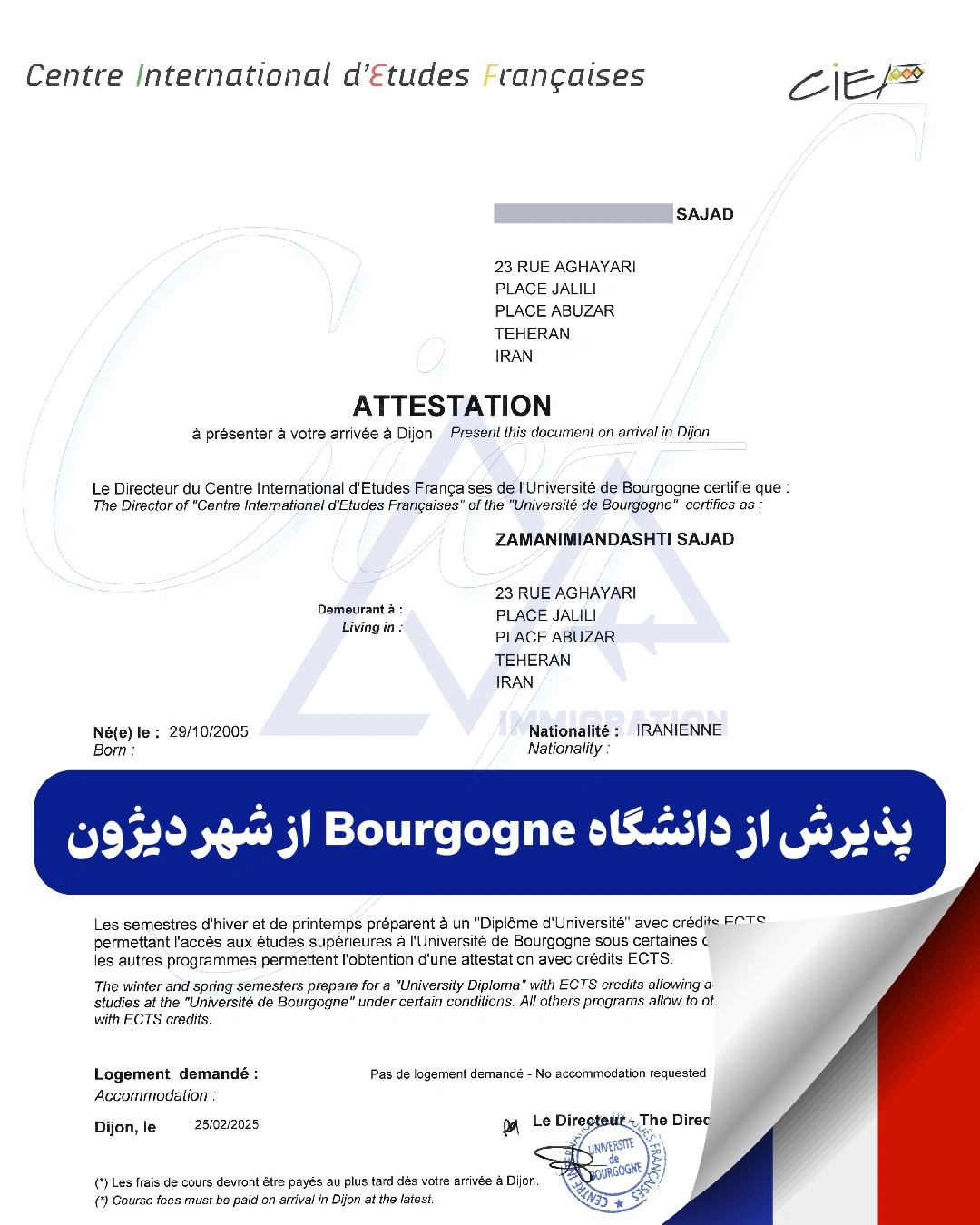 پرچم فرانسه