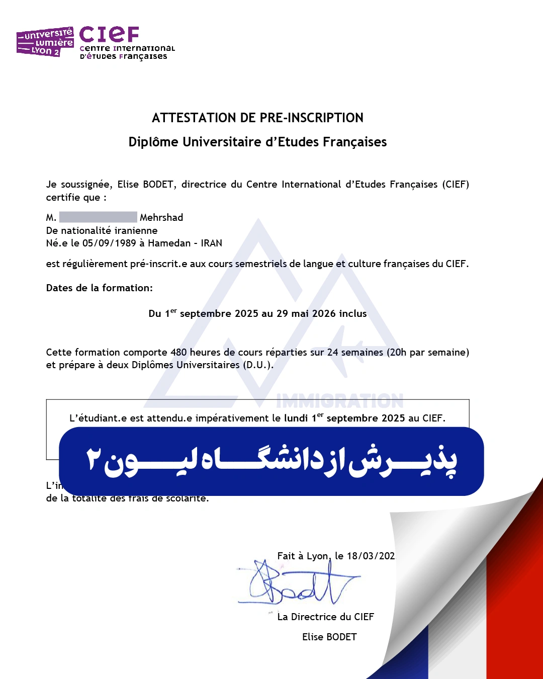 پرچم فرانسه